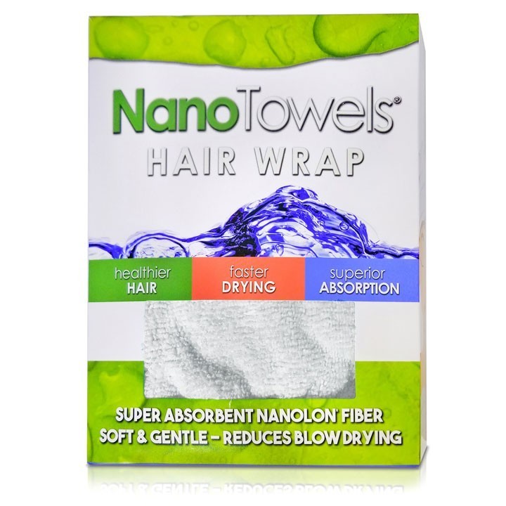 Ultra-Absorbent Quick-Dry Hair + Body Towel - White